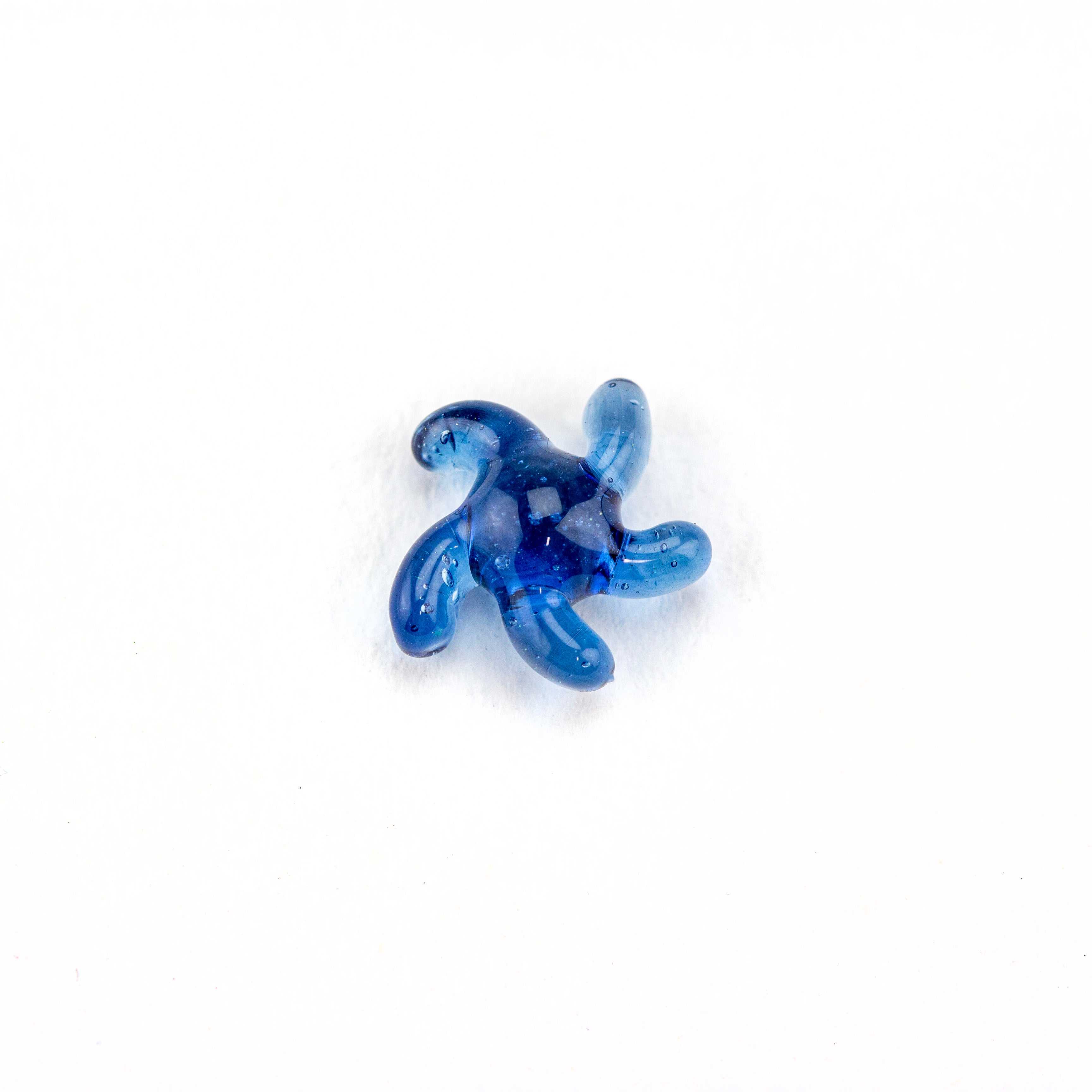 Yarbi Glass Blue Stardust Proxy Spinner Pearl #YAR29 - Planet Caravan